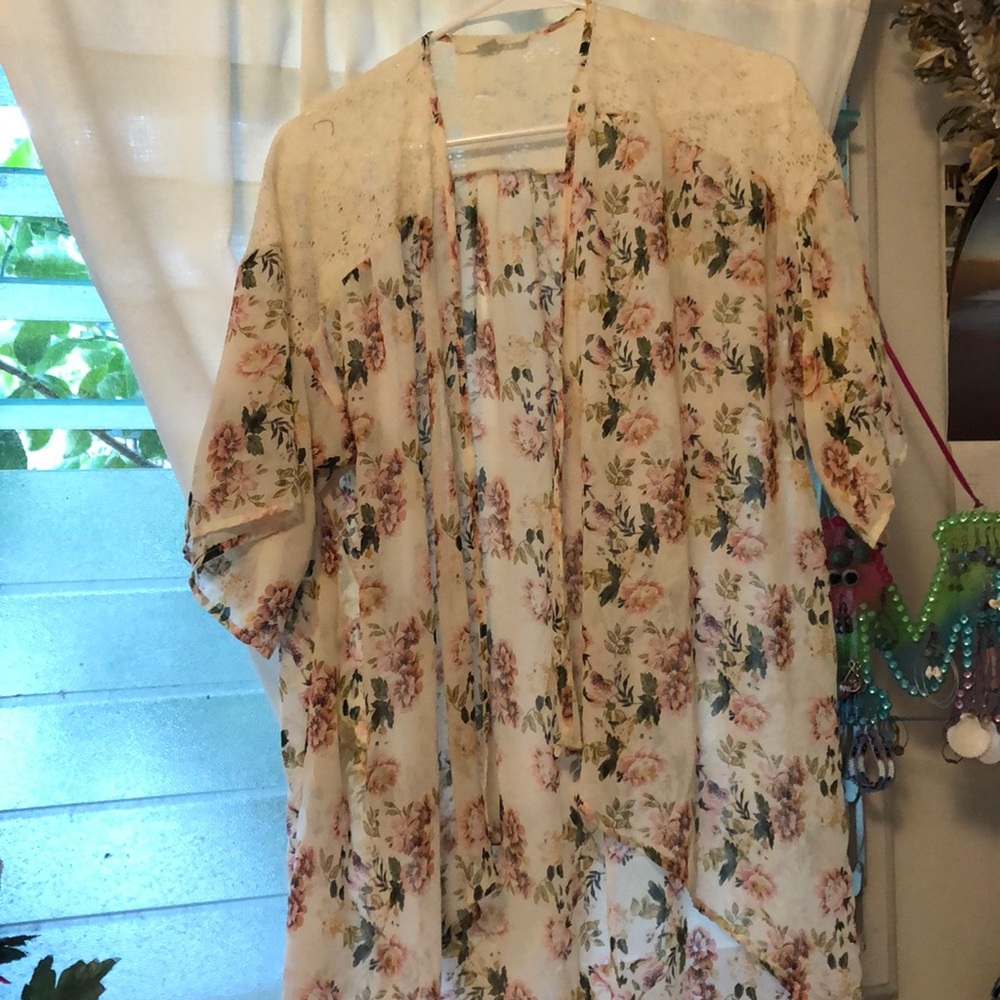 floral cover up